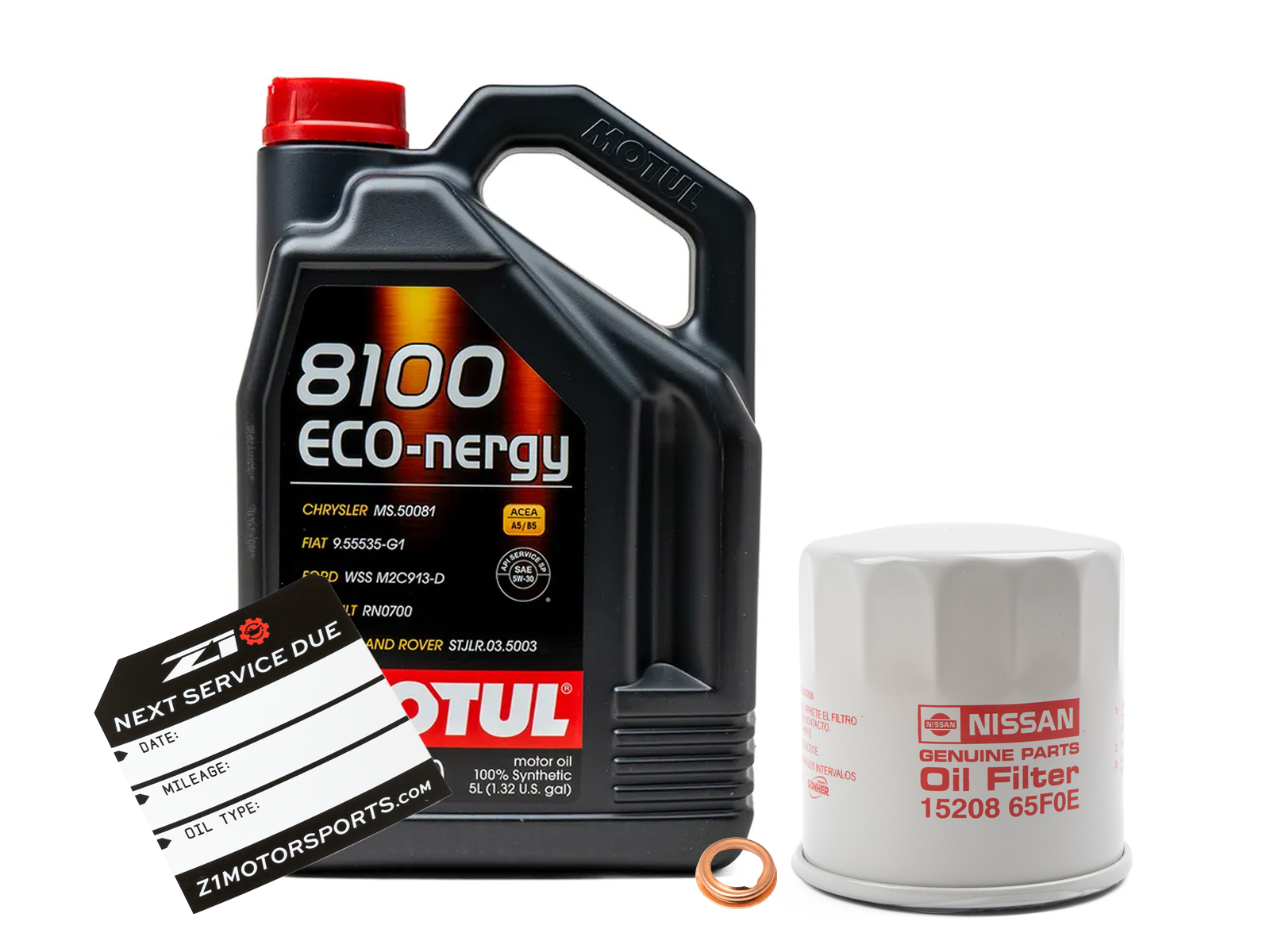 MOTUL 8100 370Z / G37 Oil Change Kit - 5w30