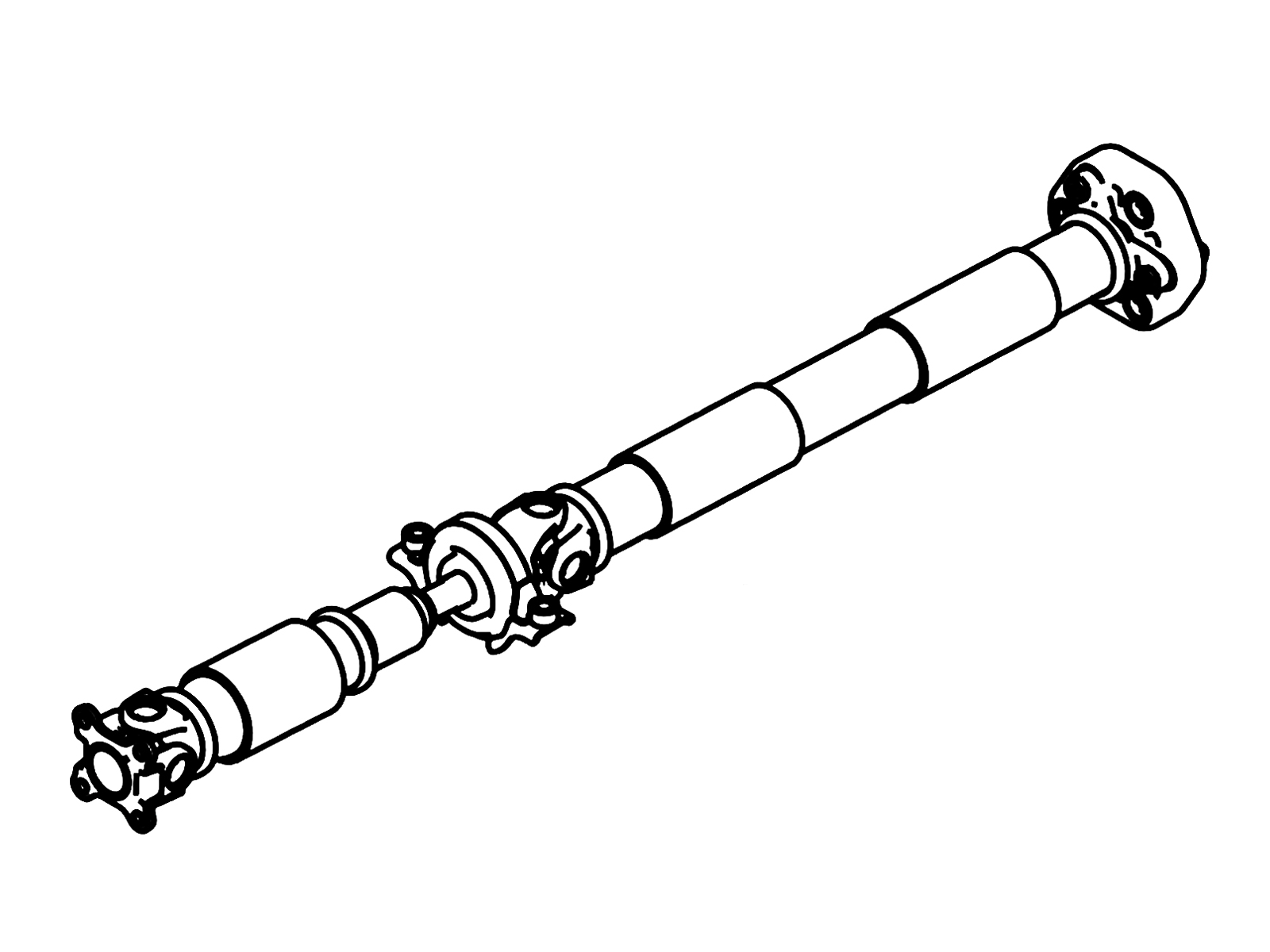 OEM 2014+ Infiniti Q50 / Q60 AWD Rear Drive Shaft - VR30DDTT OEM 2014+ Infiniti Q50 / Q60 AWD Rear Drive Shaft - VR30DDTT