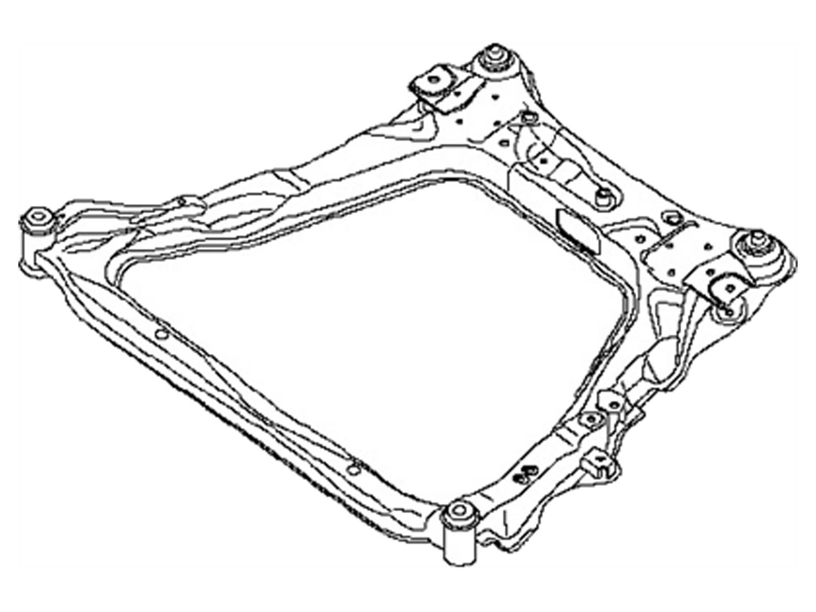 nissan note front subframe