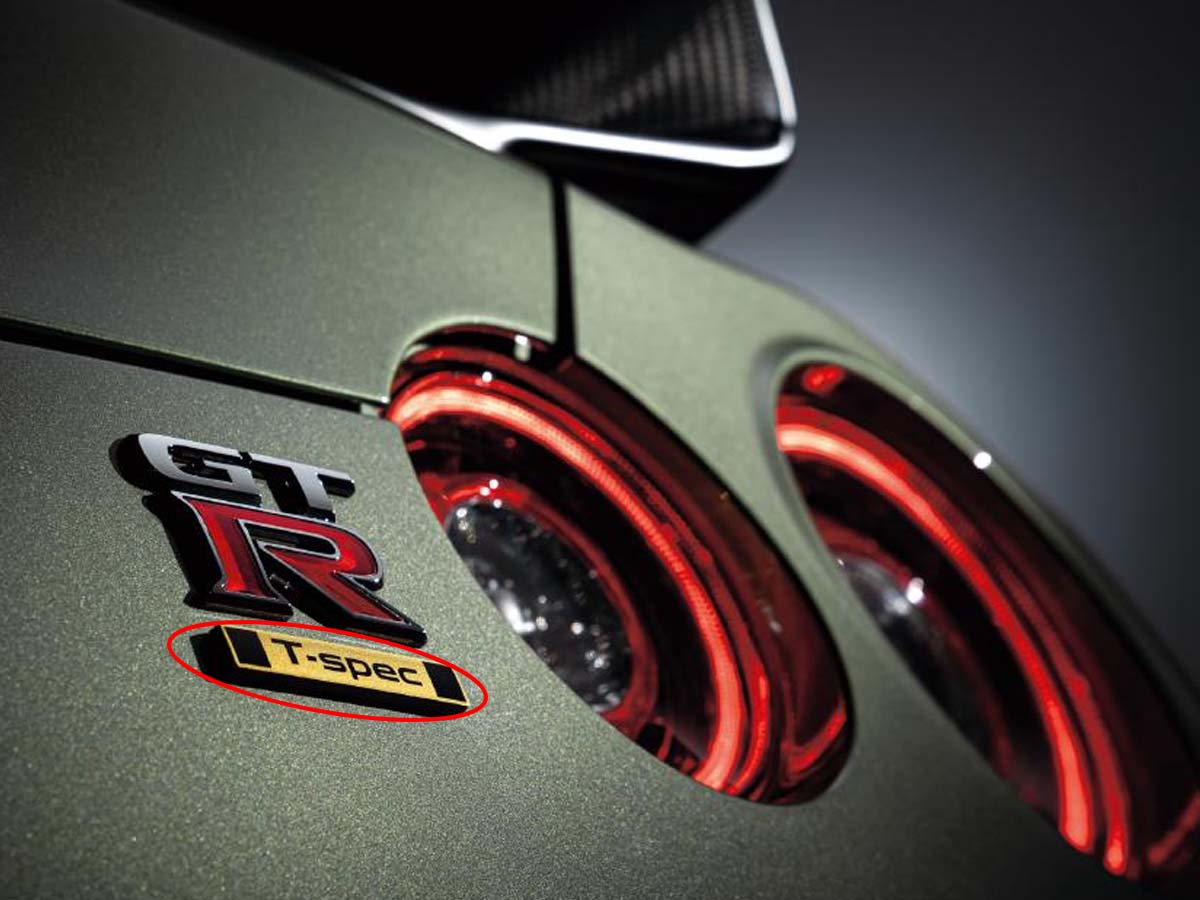 OEM '21 Nissan R35 GT-R T-spec Trunk Lid Emblem - 