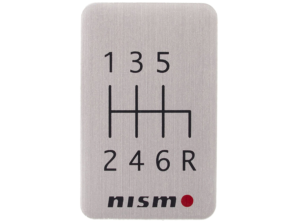 NEW Genuine Nissan NISMO 6speed Shift Pattern Badge Emblem 96935-RN001