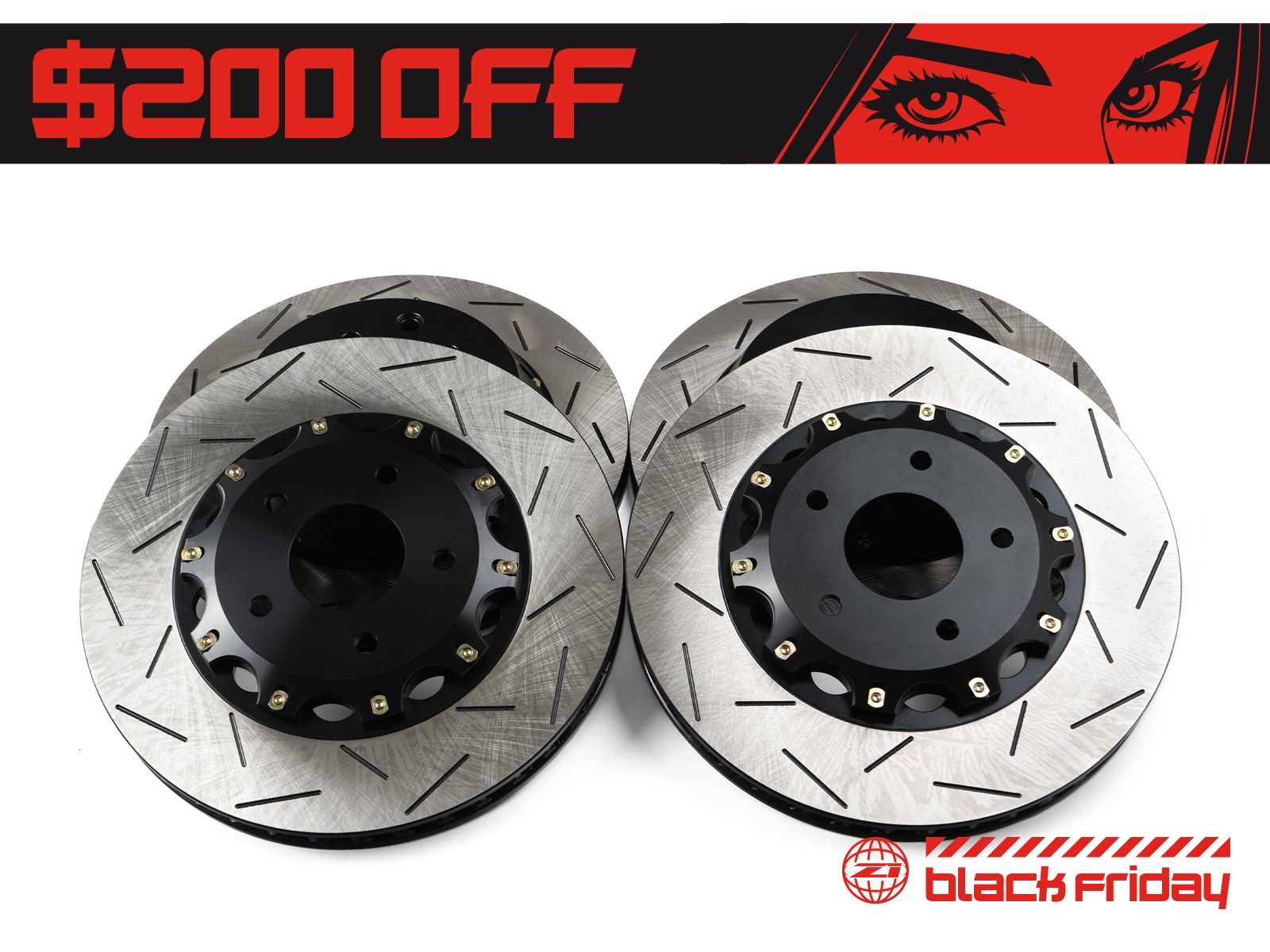 Z1 2 Piece Brembo Front & Rear Brake Rotor Kit