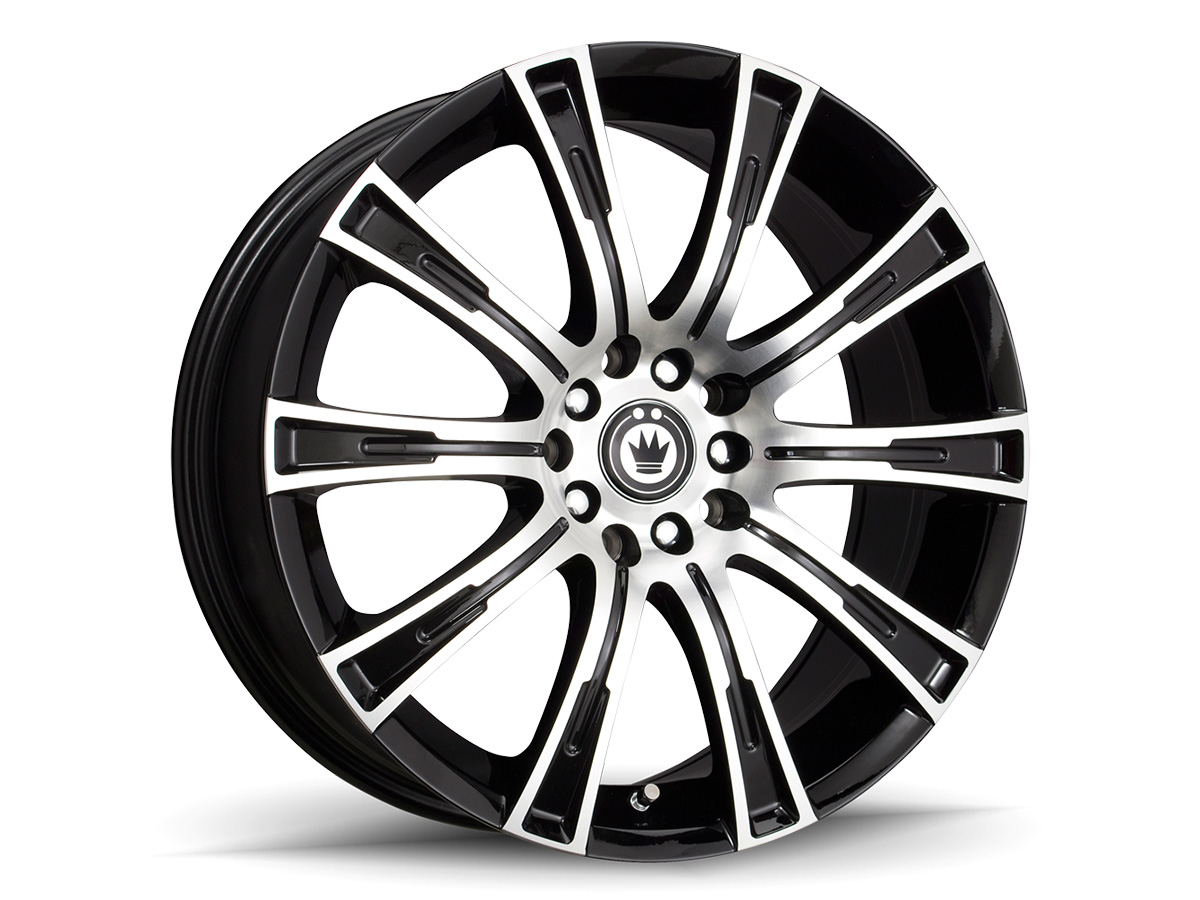 Konig Crown Single Wheel (5 x 114.3) - Black Machine Face Konig Crown Single Wheel (5 x 114.3) - Black Machine Face