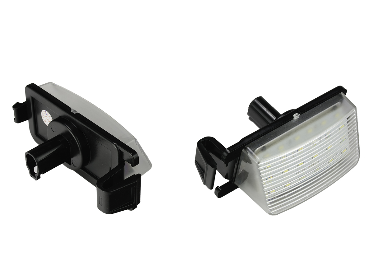 2 peças luzes de placa de matrícula de LED para Nissan 350Z 370Z GT-R Versa  Cube Leaf