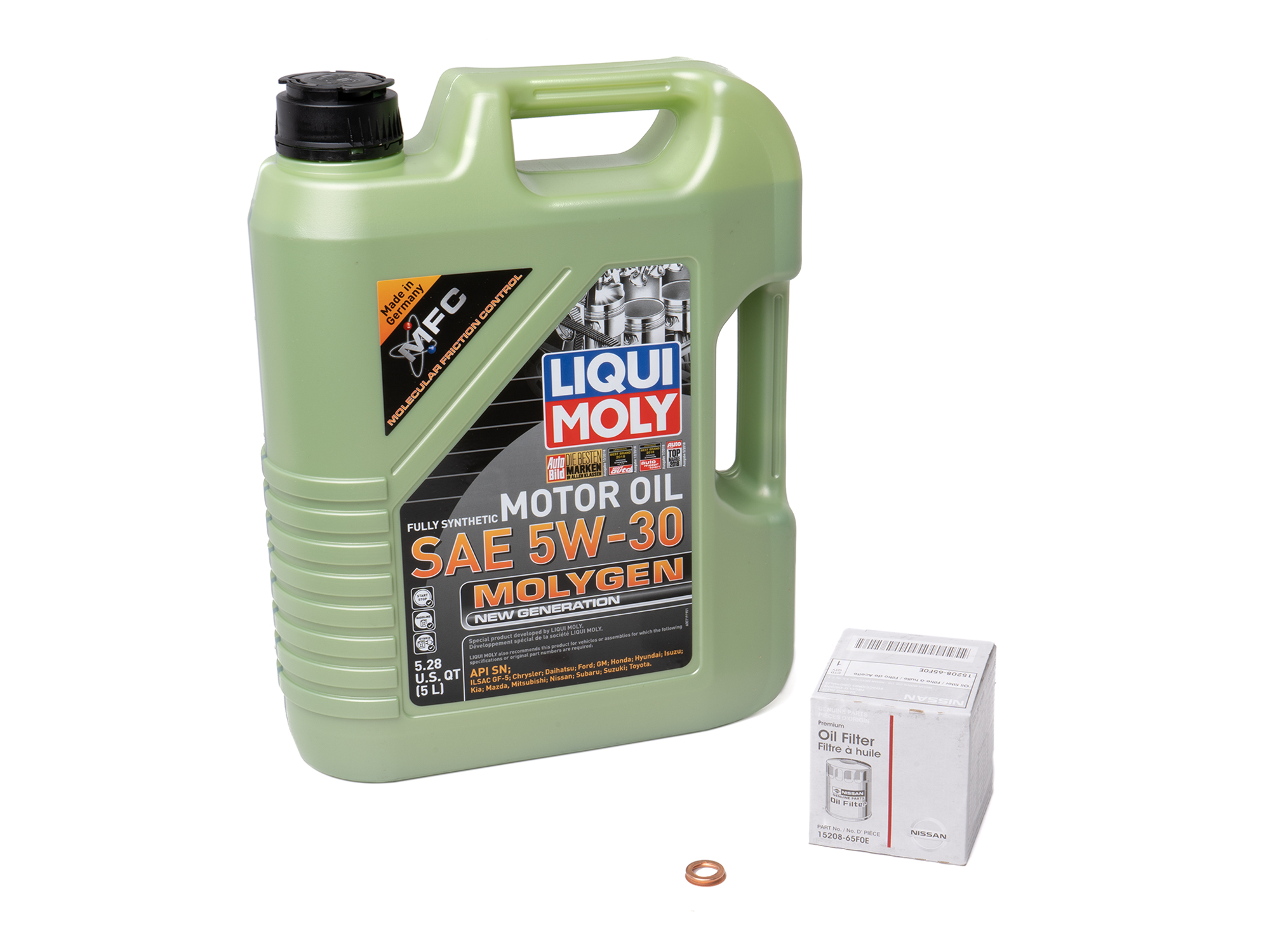 LIQUI MOLY Molygen 370Z / G37 Oil Change Kit - 5w30
