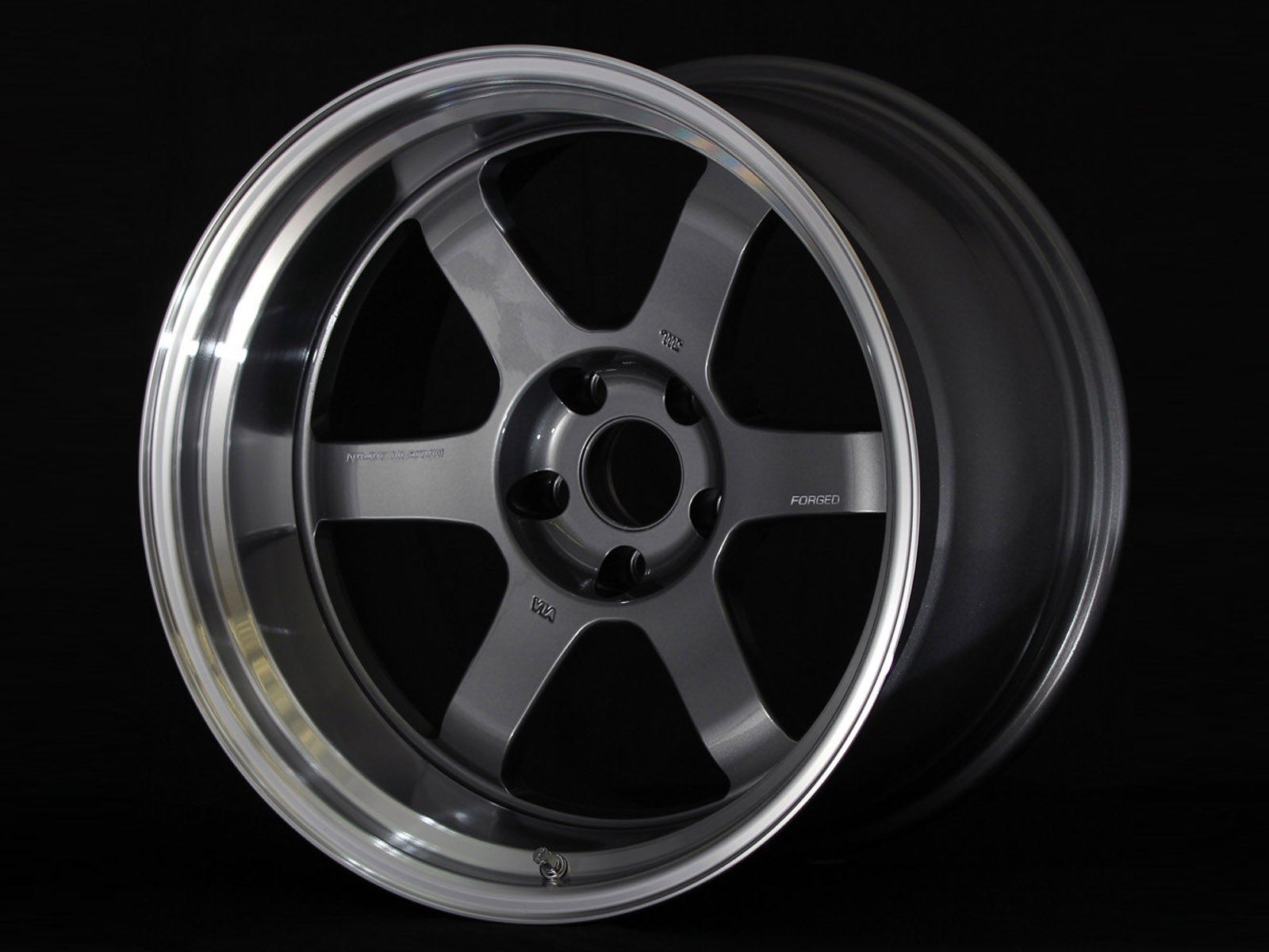 Rays Volk Racing TE37V Mark-II Wheel - Single - Gunmetal - Z1 