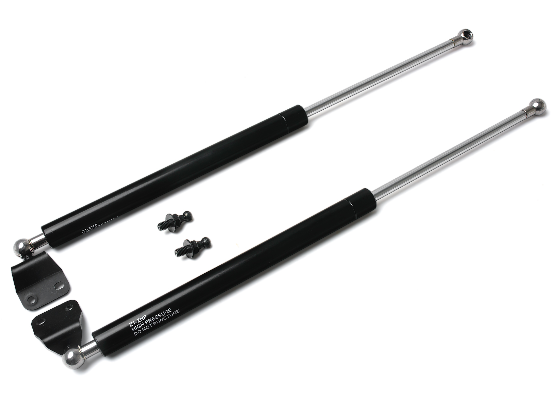 Vepagoo 4194 Rear Trunk Liftgate Lift Support Strut Compatible with 2003-2008 Nissan 350z Tailgate Rear Hatch Gas Shocks with Added Pressure for Larger Spoiler Includes Brackets,Set of 2 