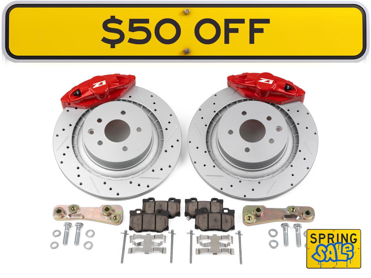Z1 300ZX (Z32) Forged Street Big Brake Upgrade (Rear) Z1 300ZX (Z32) Forged Street Big Brake Upgrade (Rear)