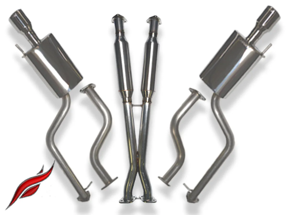 fast intentions g35 g37 sedan stainless steel cat back exhaust