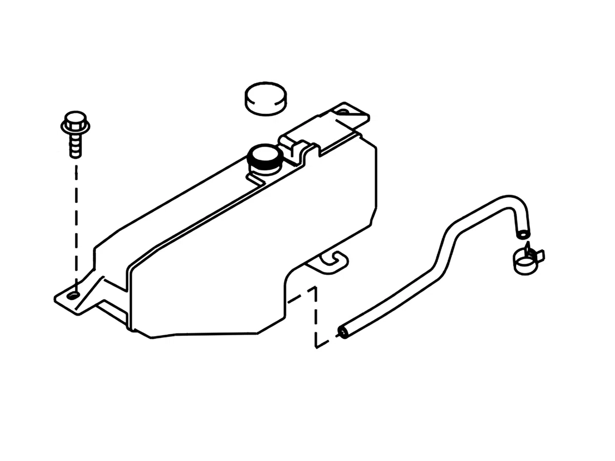 OEM 370Z Windshield Washer Reservoir - Z1 Motorsports