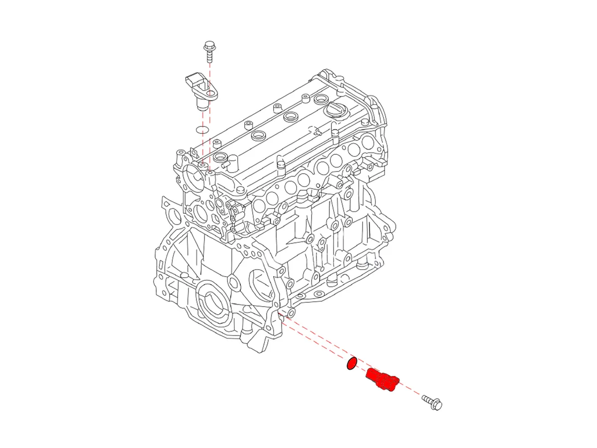 OEM &lsquo;07-&lsquo;12 Nissan Sentra Crankshaft Position Sensor - 2.0L