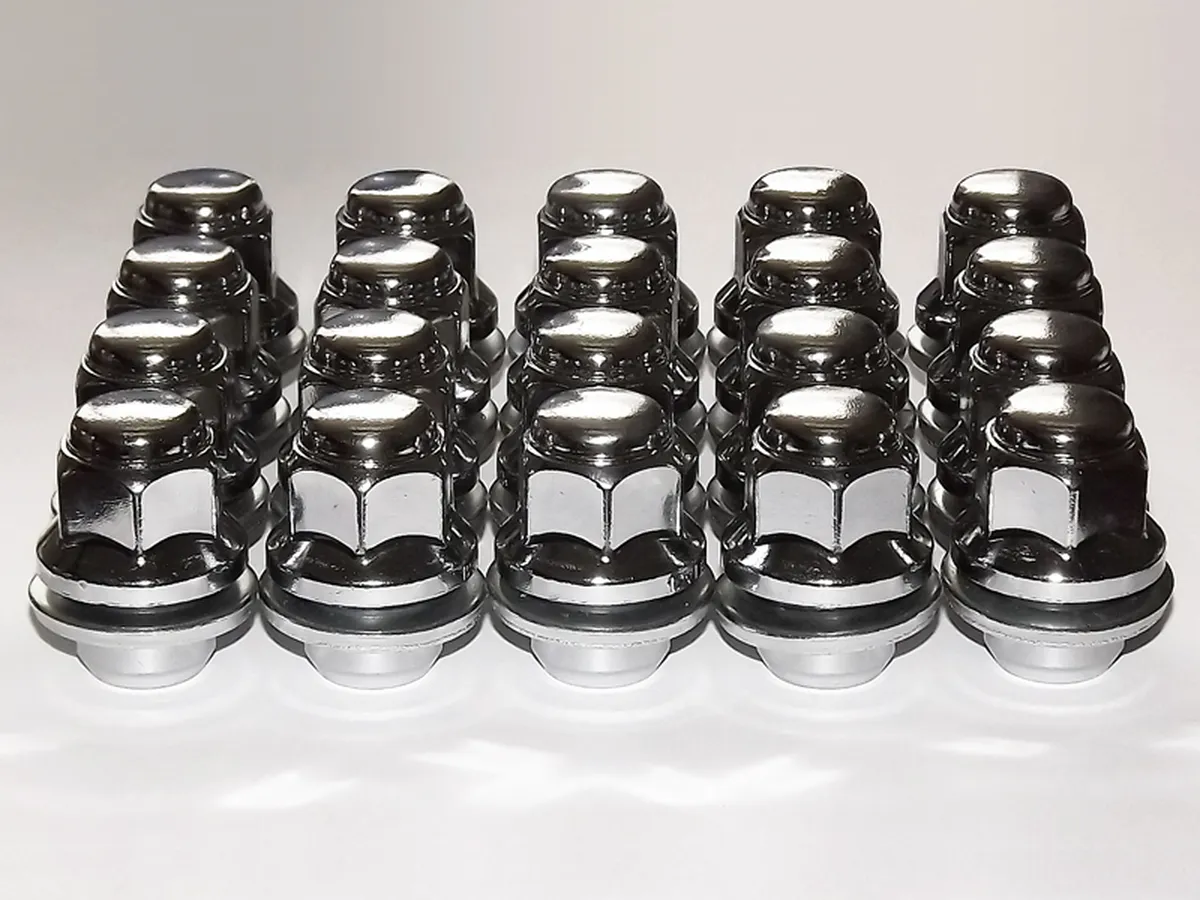 VMS RACING 20PC CHROME 48MM EXTENDED WHEEL LUG NUTS FOR 03-09 NISSAN 350Z Z33