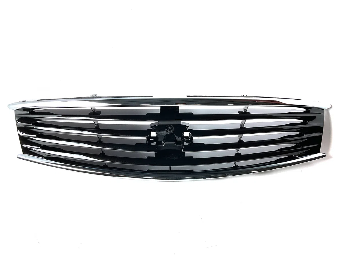 labwork Front Bumper Grille For 2016 - 2017 Nissan Maxima Chrome Black Grill  Kit