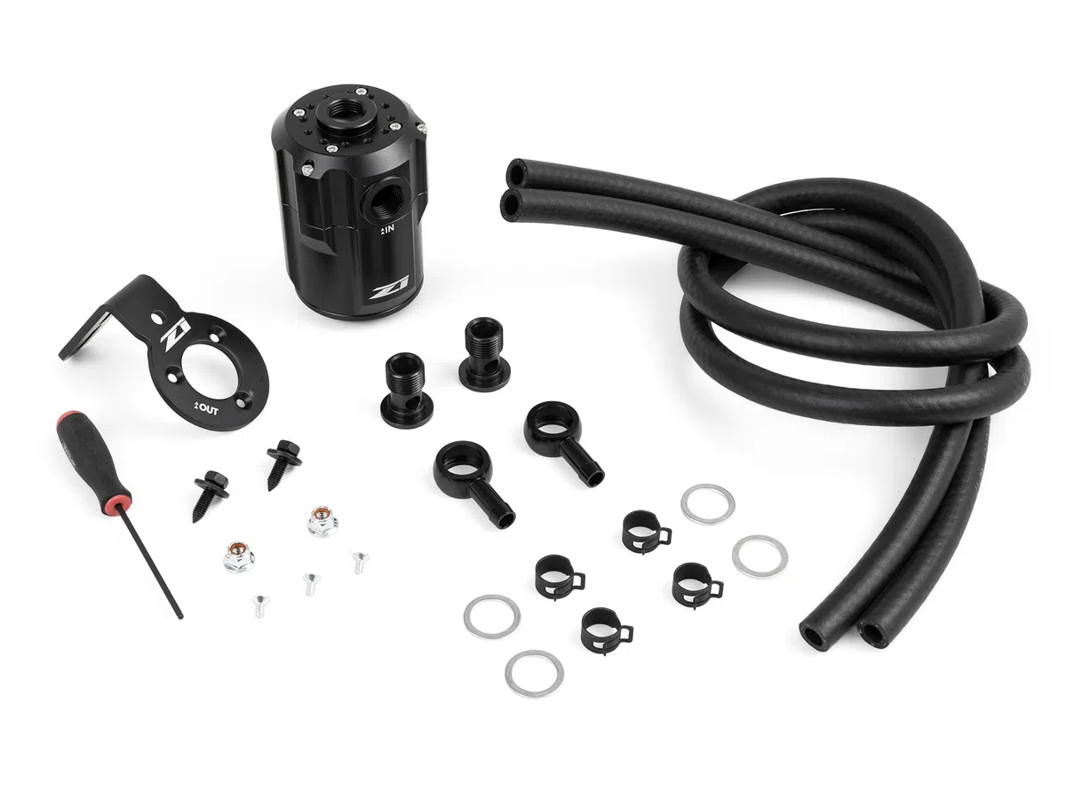 Z1 Universal Baffled Oil Catch Can Kit - Z1 Motorsports - Performance OEM  and Aftermarket Engineered Parts Global Leader In 300ZX 350Z 370Z G35 G37  Q50 Q60
