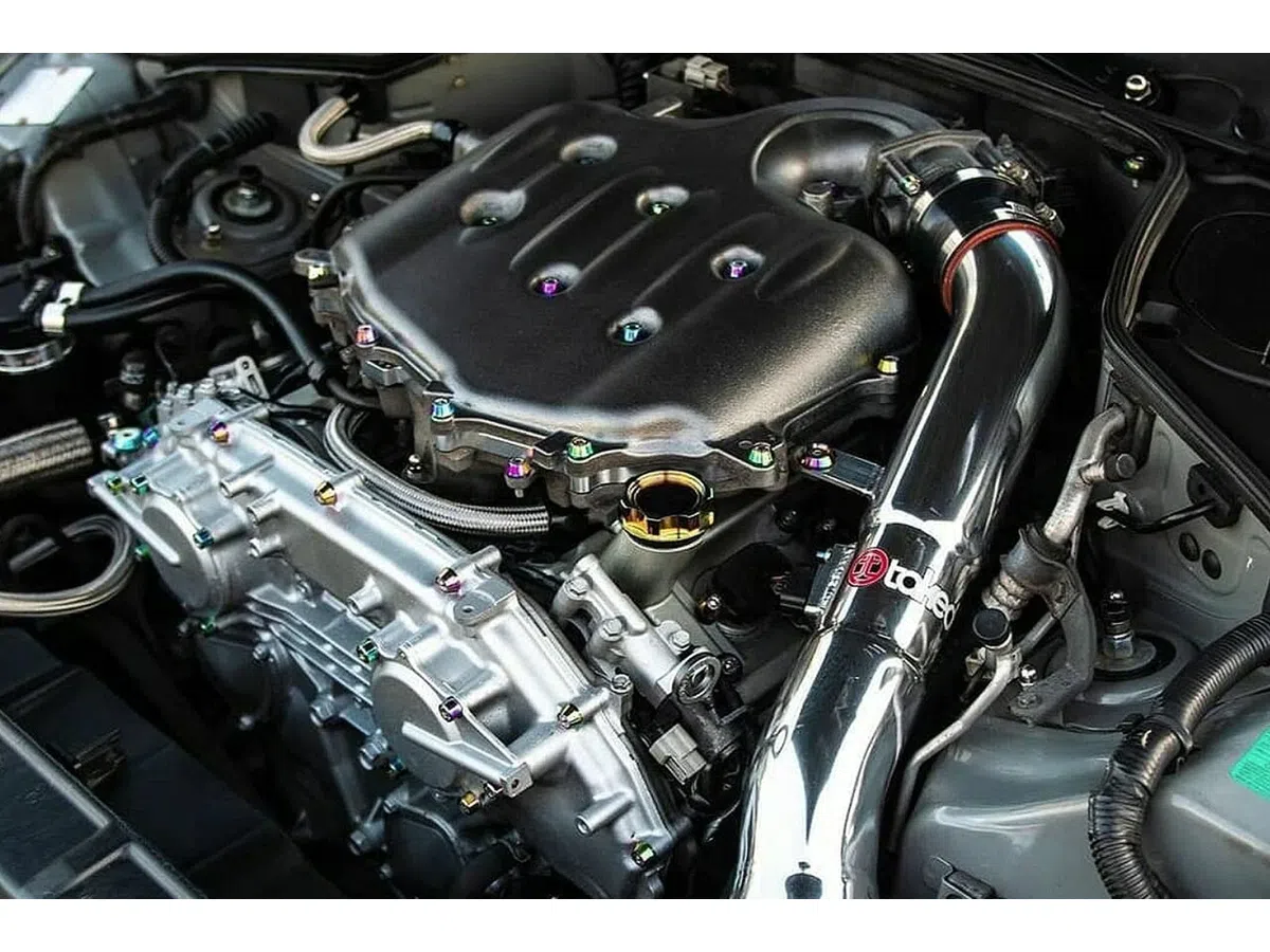 NEO Chrome JDM Style Front Bumper Tow Hook For Nissan 370Z 350Z Infiniti  Q50 Q60