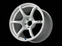 Yokohama Advan RG-4 Single Wheel (5x114.3) - Racing White & Ring 