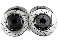 POWERSPORT *DRILLED & SLOTTED* DISC BN01218 Brake Rotors 2 Front + 2 Rear