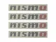 Genuine JDM LMGT4 Nismo Wheel Sticker Set