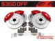 Z1 Q50 / Q60 Forged Street Big Brake Upgrade (Front & Rear)