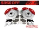 Z1 350Z / G35 Forged Street Big Brake Upgrade (Front & Rear)