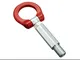Cusco Red Anodized Swivel Joint Tow Hook - Front