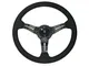 Nardi Deep Corn Perforated Leather Steering Wheel - Polished Spokes