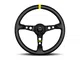 Momo MOD07 Steering Wheel 350mm -  Black Spokes/1 Strip