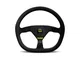 Momo MOD88 Steering Wheel 320mm -  Black Suede/Black Spokes