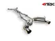 ARK Infiniti G35 Coupe GRIP True Dual Exhaust System - Burnt Tip