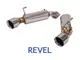 Revel '14-'16 Q60 Medalion Touring Axle Back Exhaust