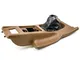Used OEM Center Console Shifter Finisher - Tan